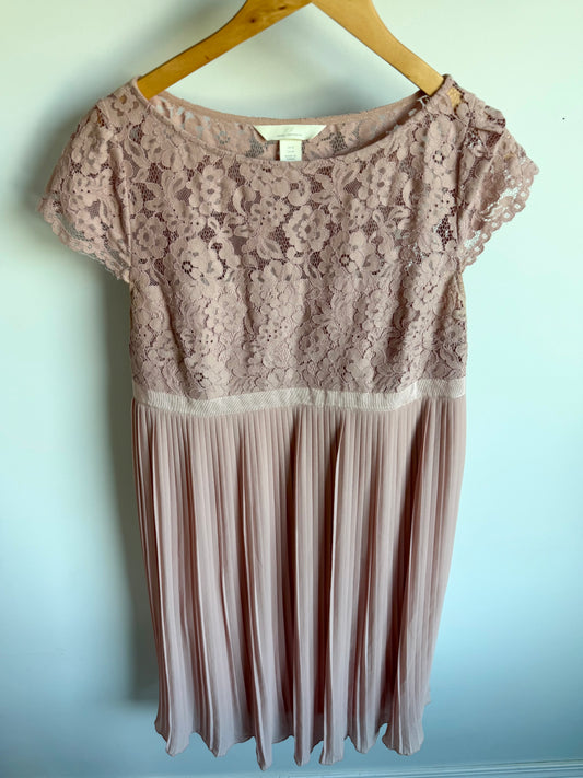 H&M Maternity Pink Lace Detail Dress / Medium