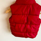 Red Puffer Vest / 6-12m