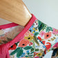 Floral with Pink Trim Bamboo Sleeper / 3-6m