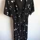 Thyme Maternity Black Floral Dress / Medium