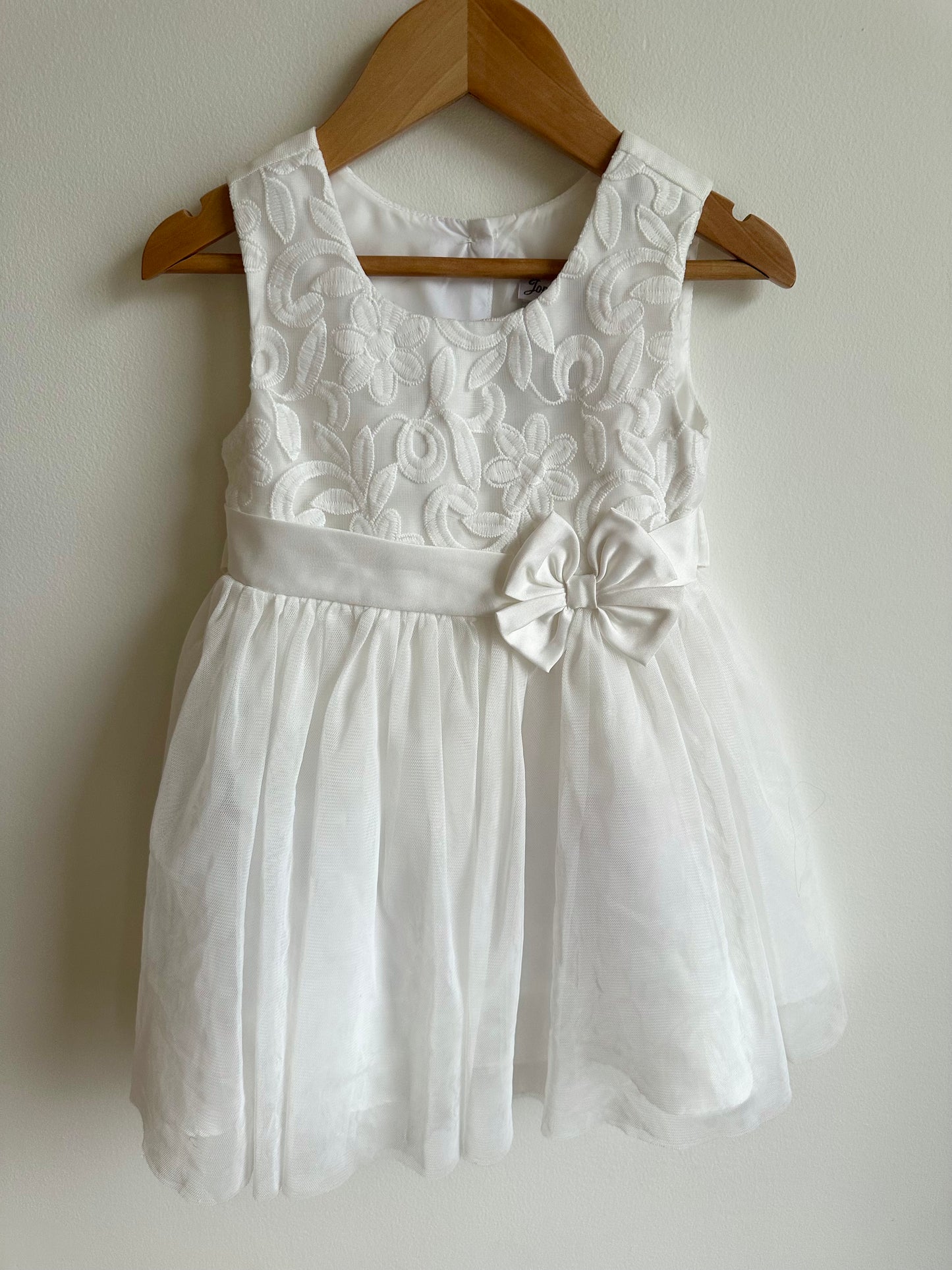 White Formal Tulle Dress / 3T