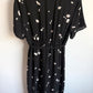 Thyme Maternity Black Floral Dress / Medium