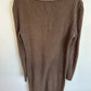 Gap Fawn Ribbed Dress with Side Slit / XS