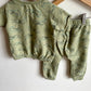 Alligator Organic T-Shirt + Pants Set / 18m