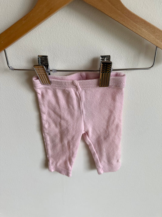 Newborn Pink Heart Pants / 0m