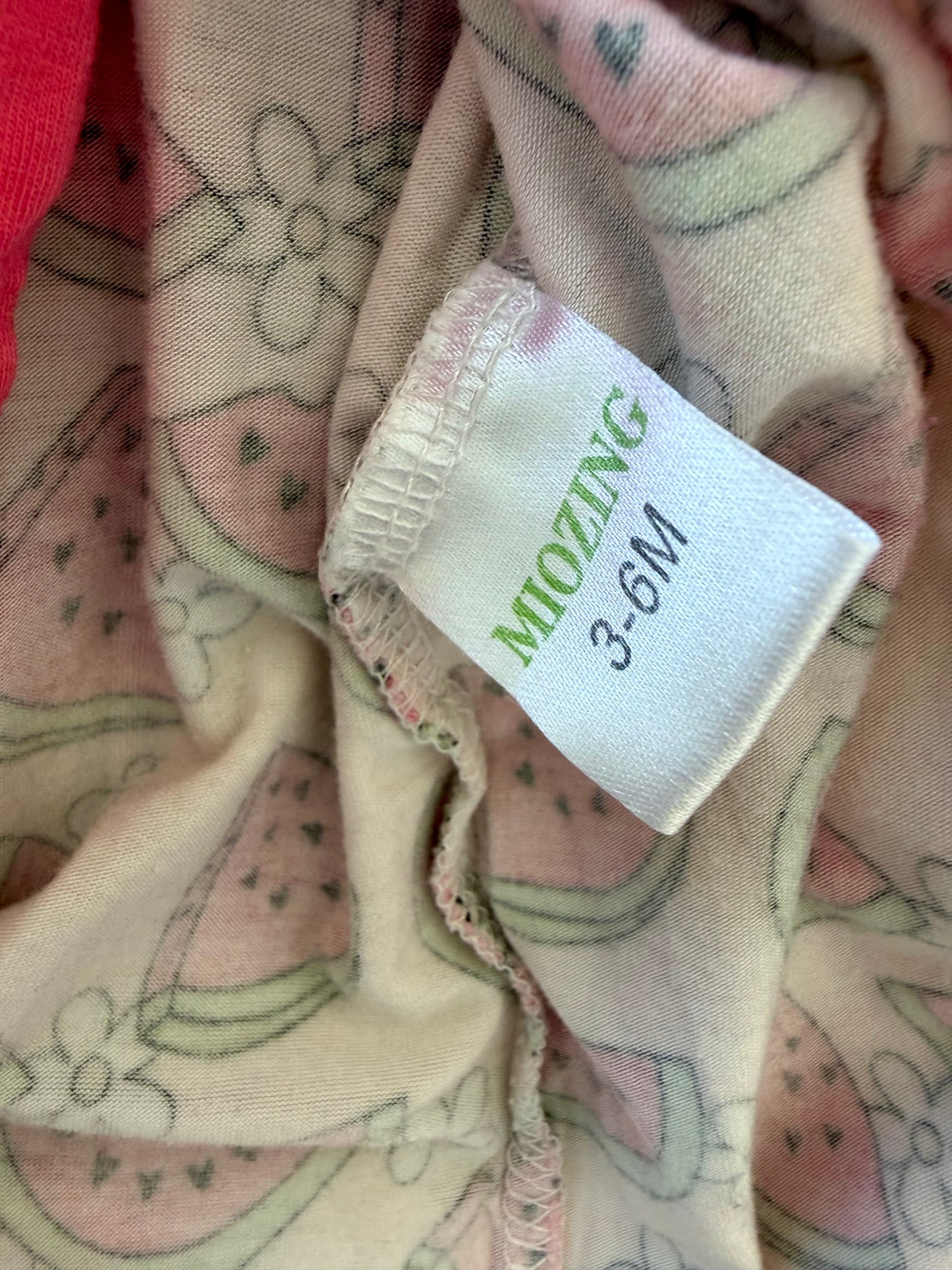 Watermelon Bamboo Sleeper / 3-6m