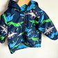 Blue Dino Hooded Jacket / 24m