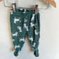 Footed Leopard Pants / 6m