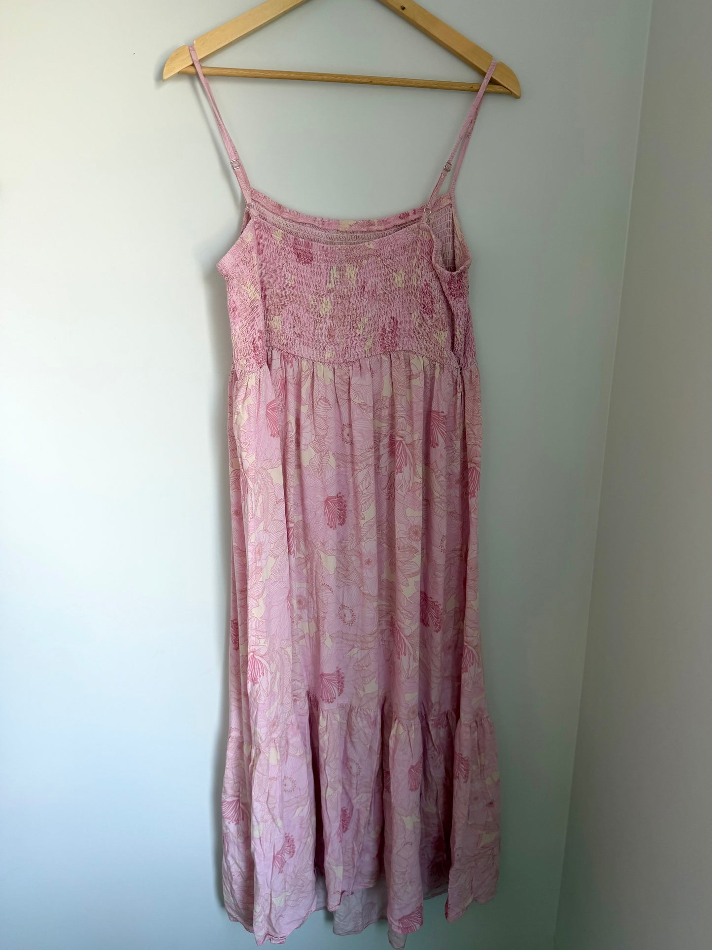 Gap Ruching Pink Maternity Dress / Large