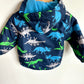 Blue Dino Hooded Jacket / 24m