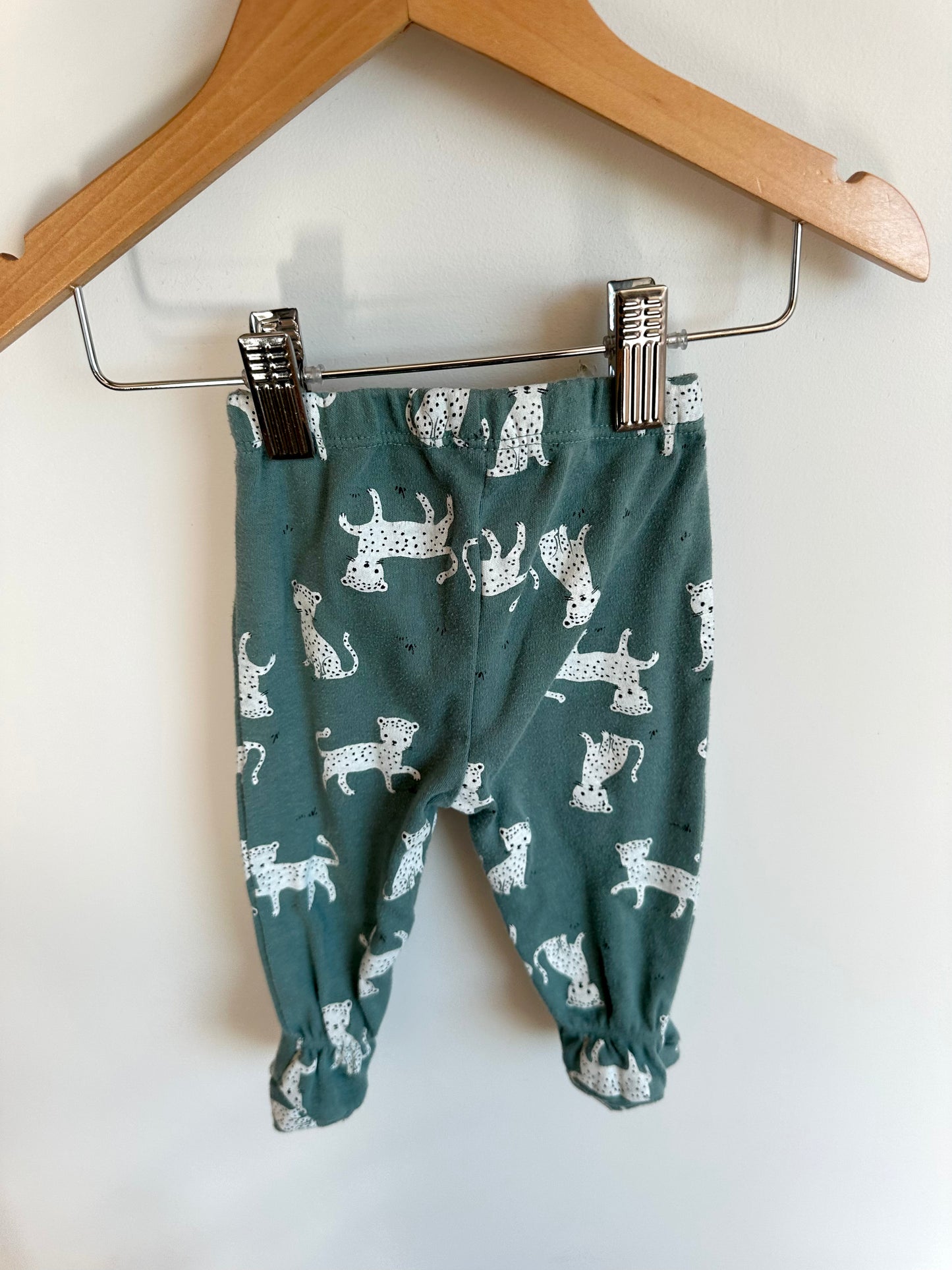 Footed Leopard Pants / 6m
