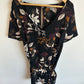 Thyme Dark Floral Top / XS