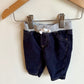 Denim Look Pants with Grey Waistband / 3m