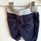 Denim Look Pants with Grey Waistband / 3m