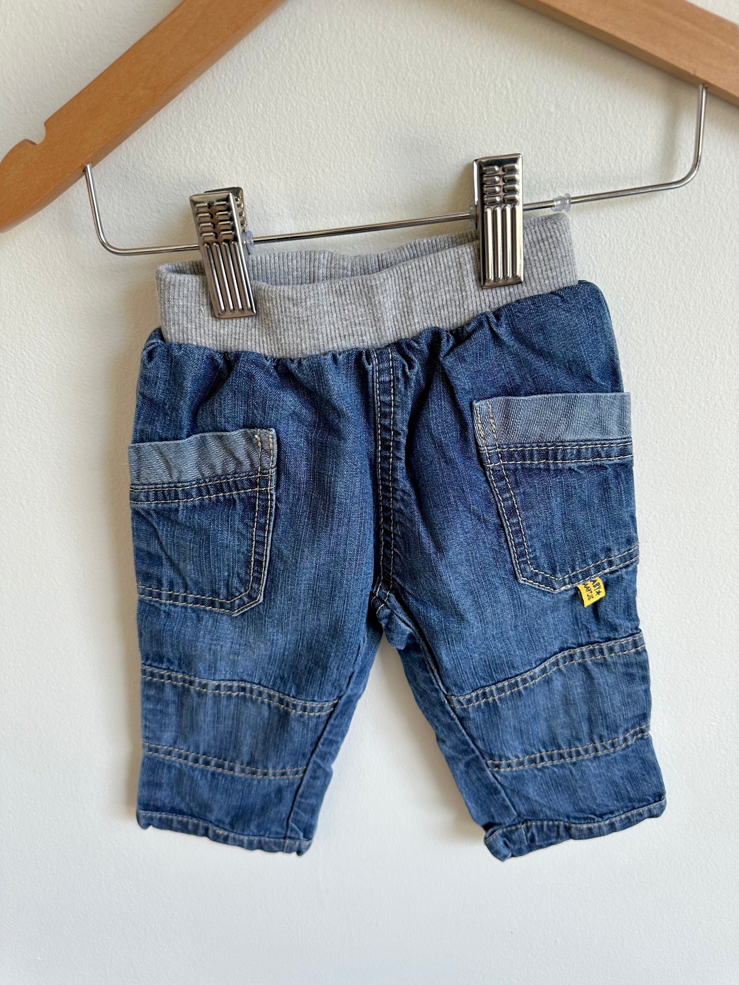 Side Pockets Loose Jean / 3-6m