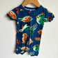 Blue Fish Romper One Piece PJ / 2T