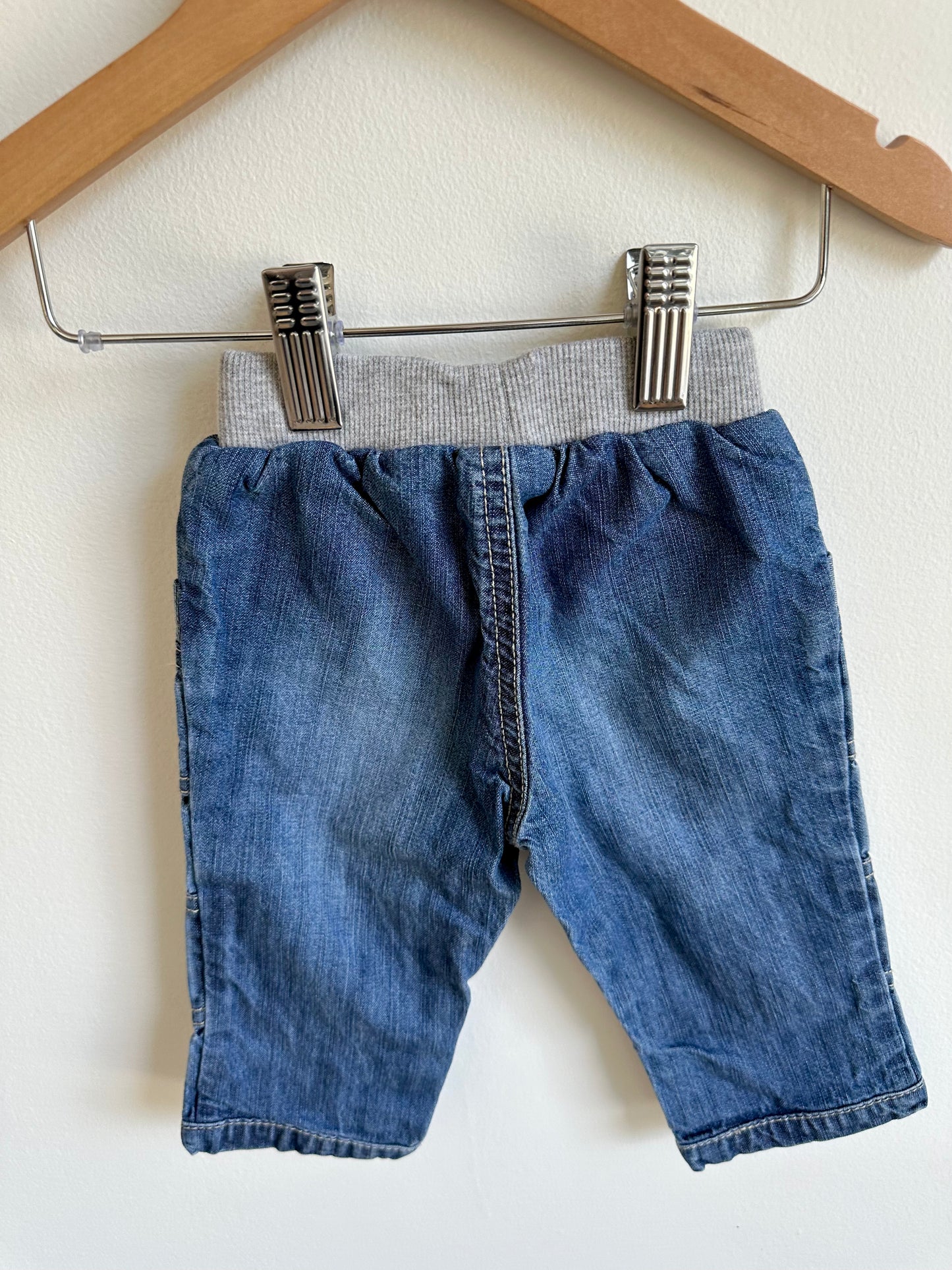 Side Pockets Loose Jean / 3-6m