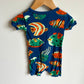 Blue Fish Romper One Piece PJ / 2T