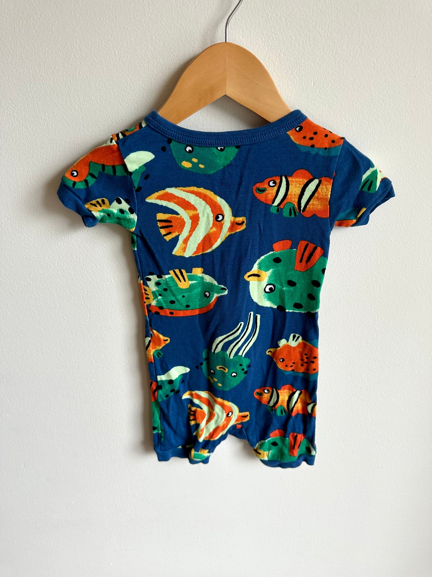 Blue Fish Romper One Piece PJ / 2T