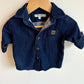 Denim Collared Shirt with Star Pocket / 0-3m