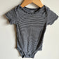 Navy Striped Bodysuit / 24m