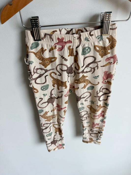 MinyMo Animal Ruffle Leggings / 24m