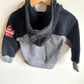 Roots Grey + Black Hoodie / 2T