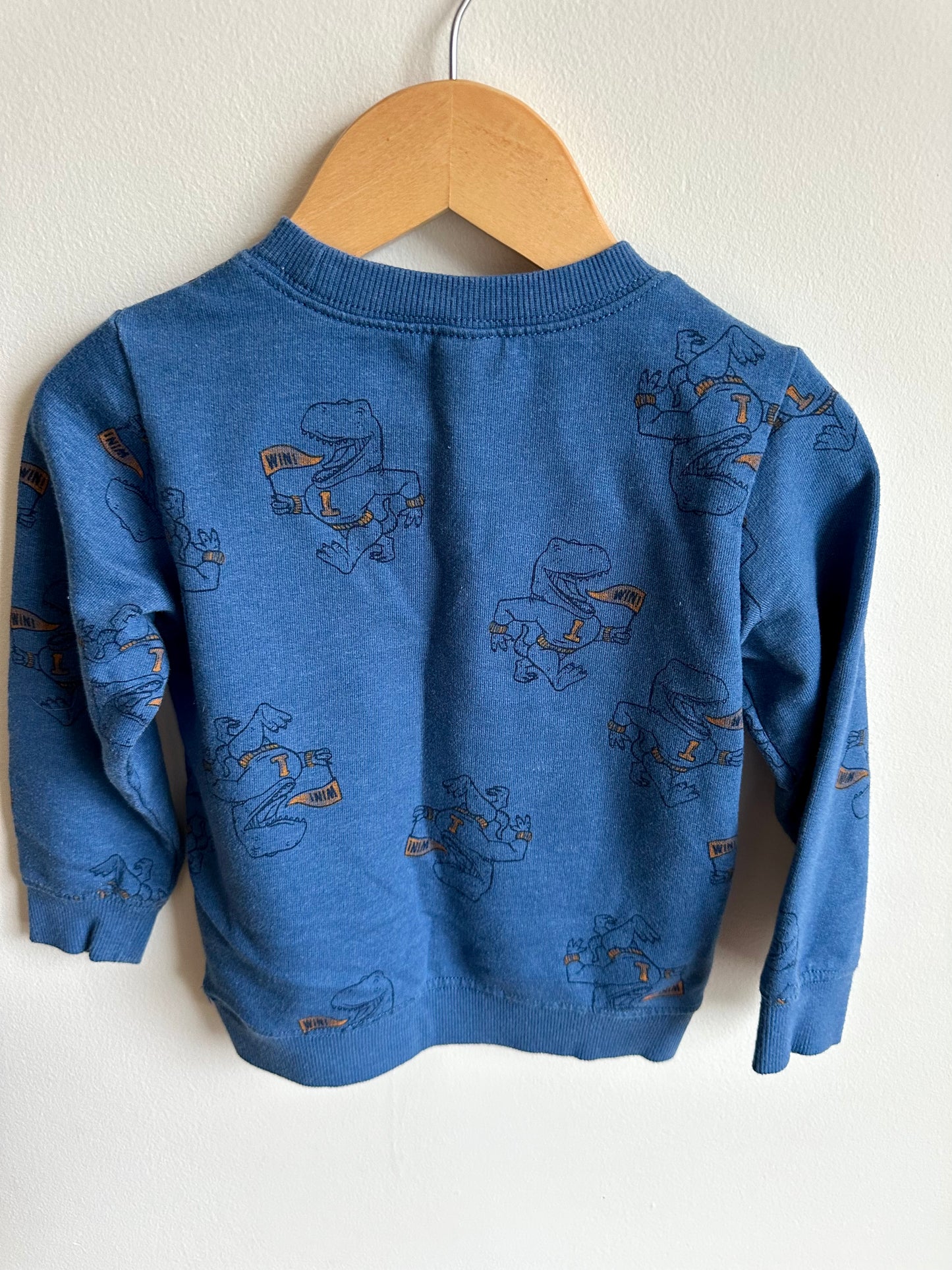 Blue Dino Crewneck / 3T