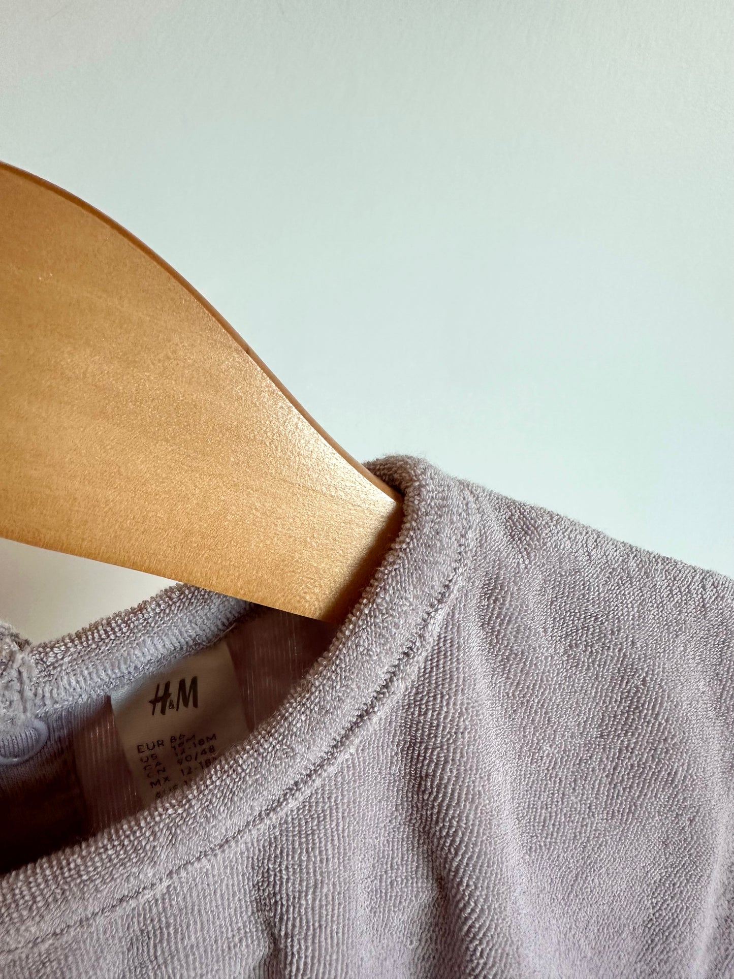 H&M Periwinkle Romper / 12-18m