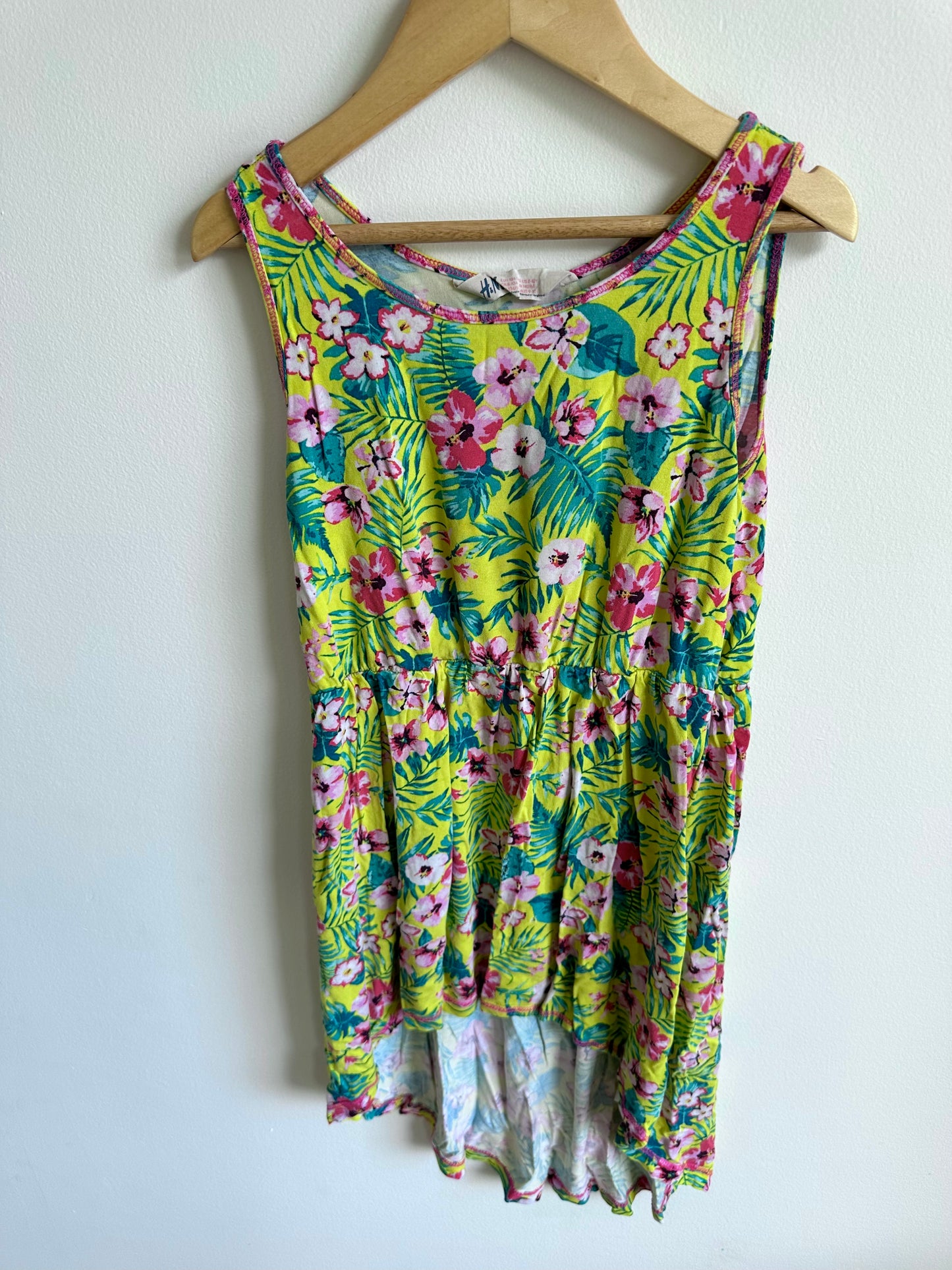 H&M Tropical Tunic Dress / 8-10 years