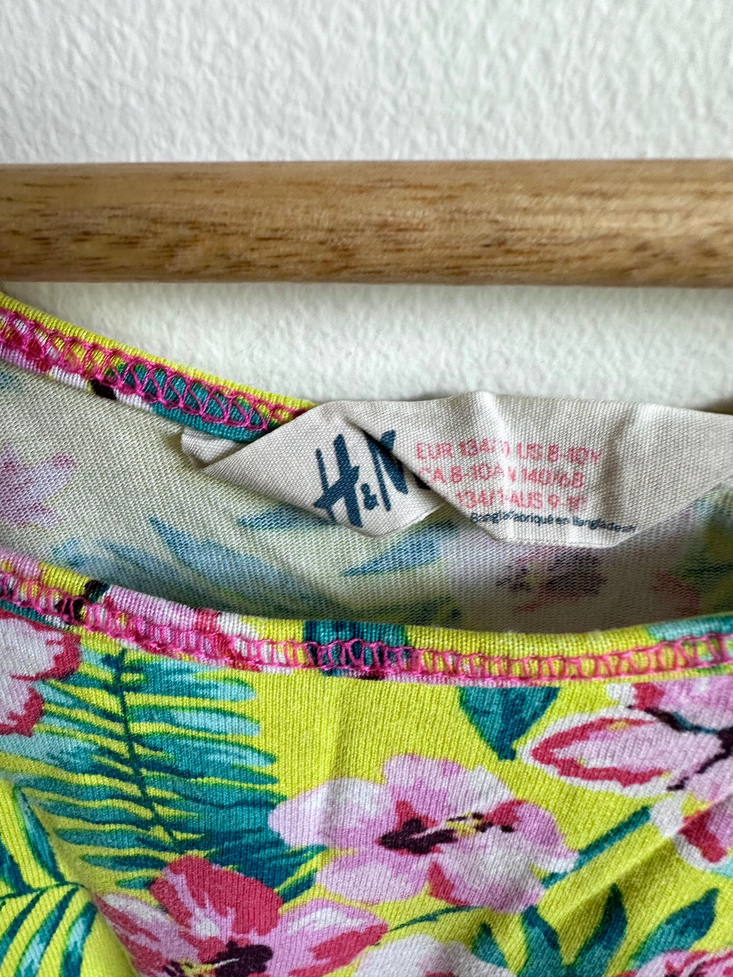 H&M Tropical Tunic Dress / 8-10 years