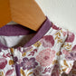 Floral Footless Zip Sleeper / 2-4m?