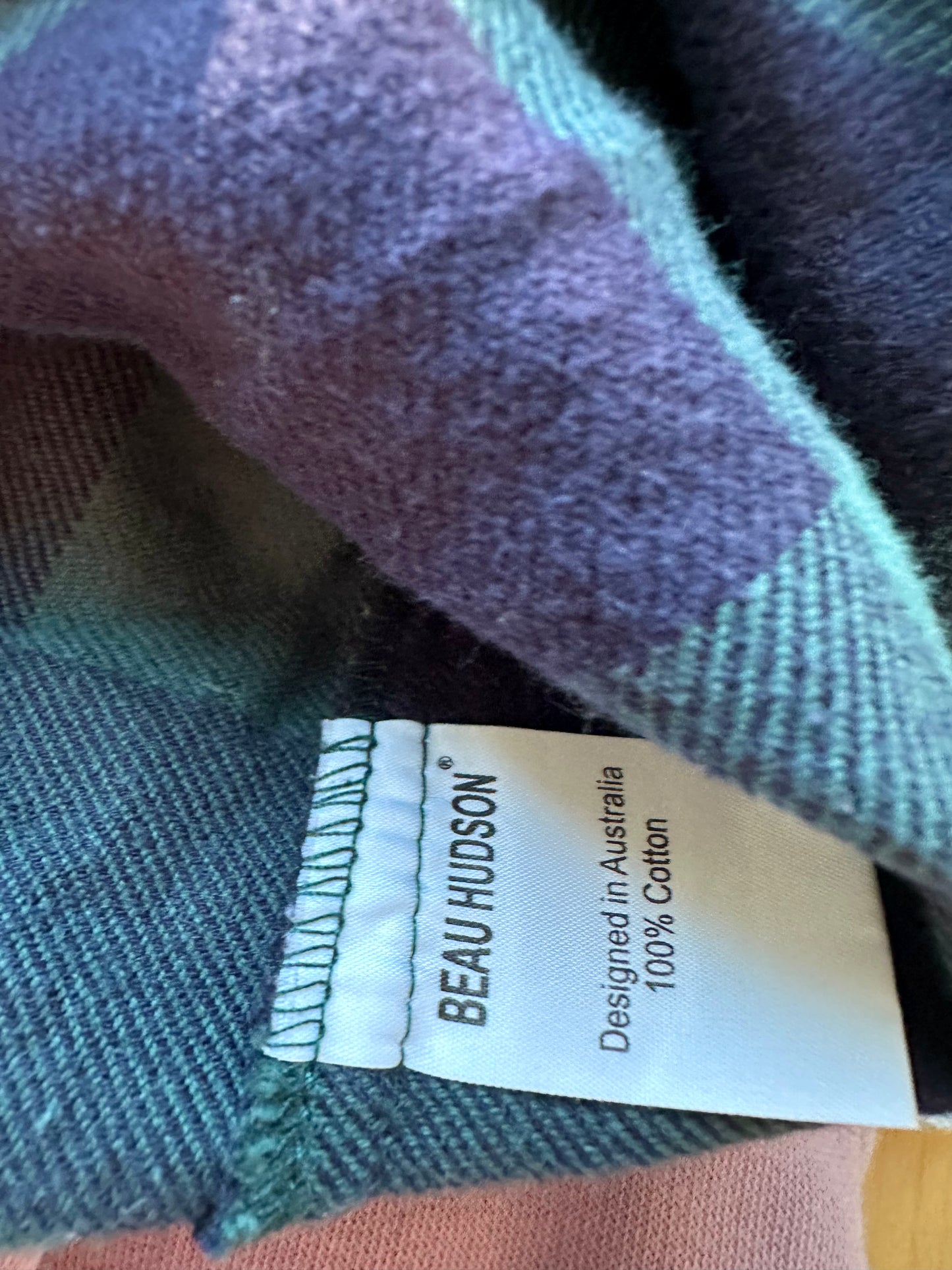 Beau Hudson Green Checkered Flannel / 12m