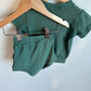 Tiny Trove Rib Green T-shirt + Shorties Set(PLAY) / 12-18m