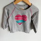 Hatley Grey Heart Long Sleeve / 3T