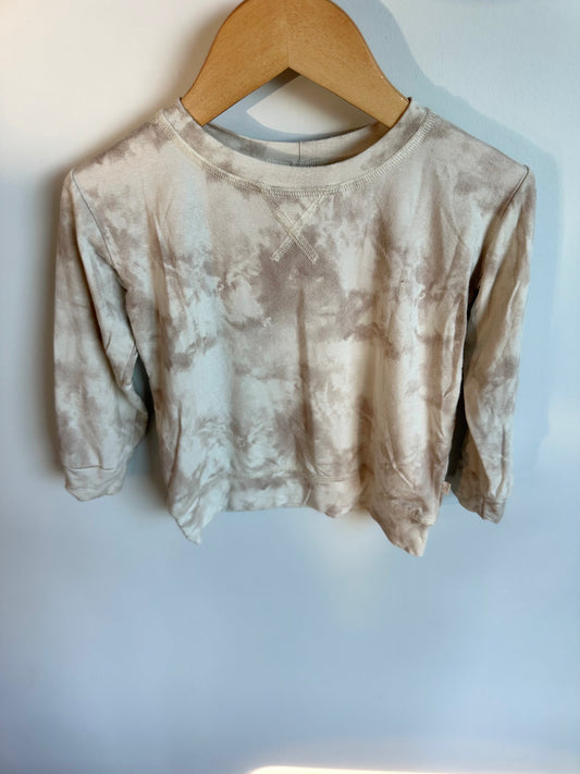 Jax + Lennon Cream Bamboo Long-sleeve / 18-24m