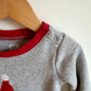 Snowman Grey Jumpsuit / 12-18m