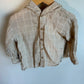 Zara Tan Checkered Hooded Button / 18-24m