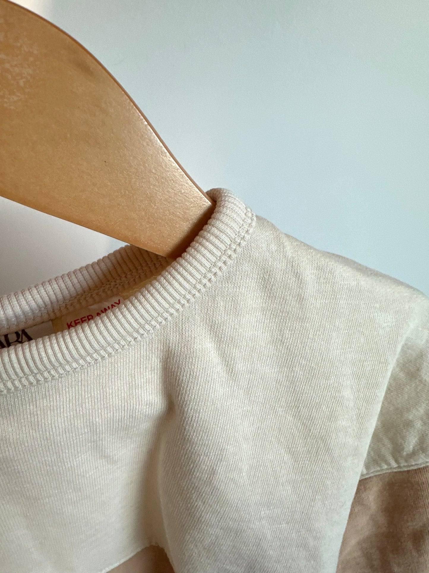 Zara Two Tone Inspiration Crew / 18-24m