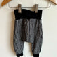 Cheveron Black Pants / 3-6m