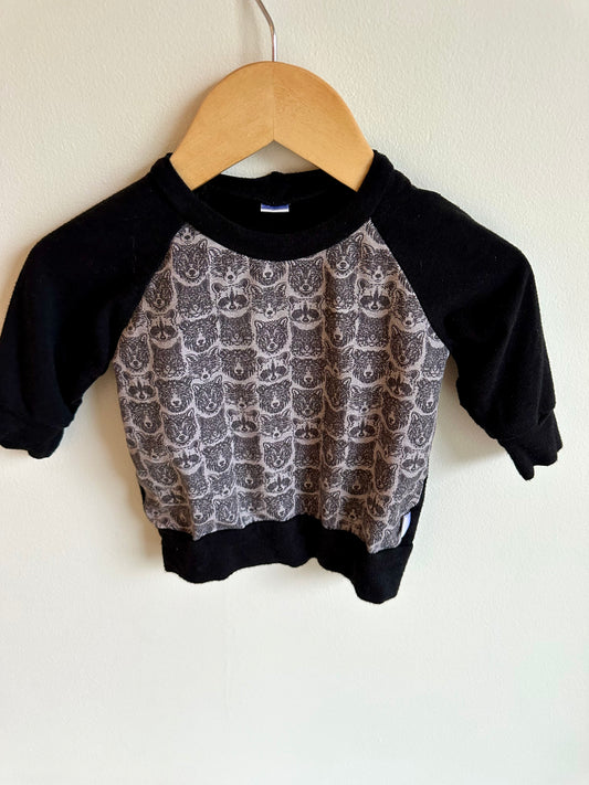 Animal Face Sweater / 3-6m