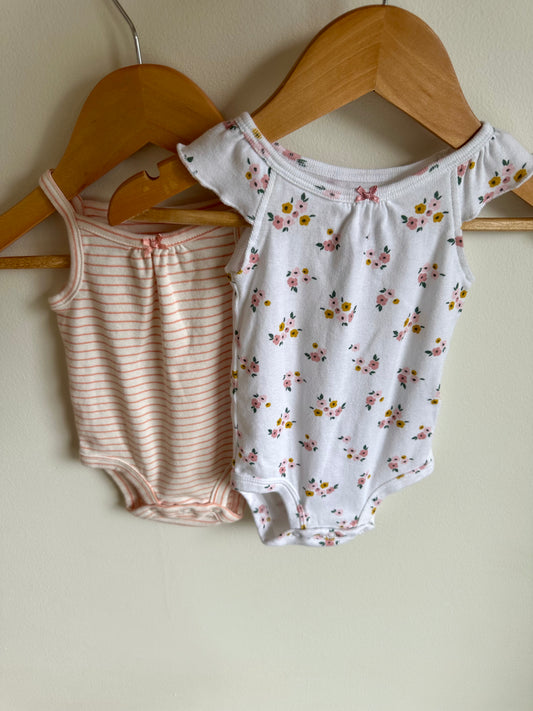 Set of 4 Bow Bodysuits / 3m
