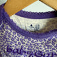 Baby Gap Purple Animal Print Bodysuit / 6-12m