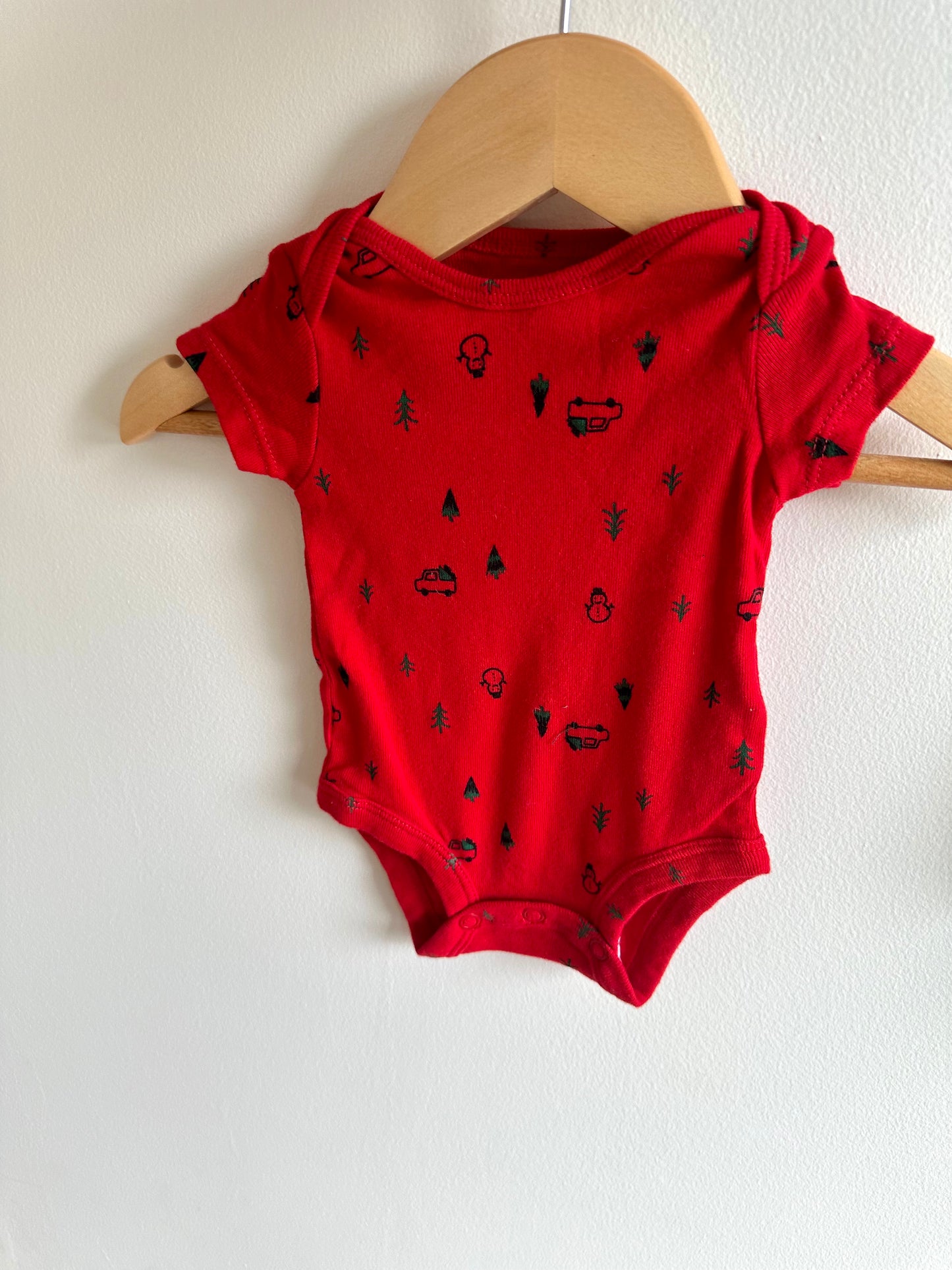 Christmas Tree Truck Bodysuit, Sweater, Pants Set / 0m