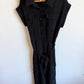 Black Collared Jumpsuit / 8 years