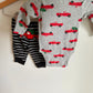 Christmas Tree Truck Bodysuit + Pants Set / 3m