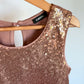 Sequin Rose Tulle Dress / 7 years?