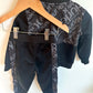 Hurley Black Logo Track Suit Set / 2T