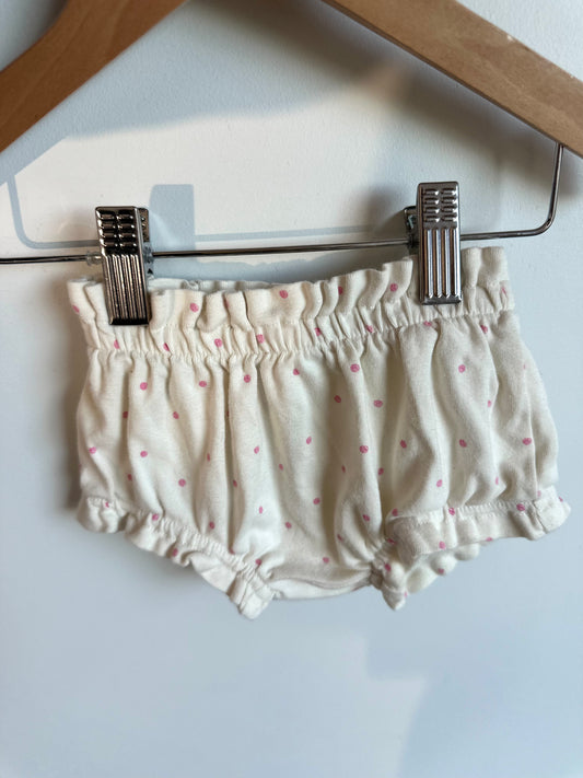 Gap Organic Polka Dot Shorties / 0-3m