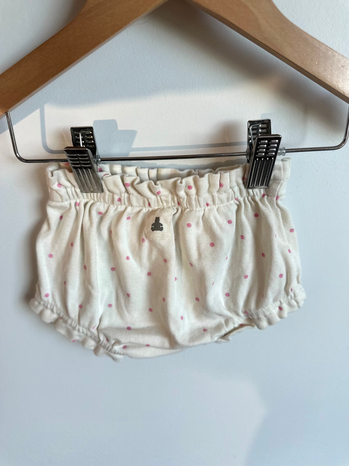 Gap Organic Polka Dot Shorties / 0-3m